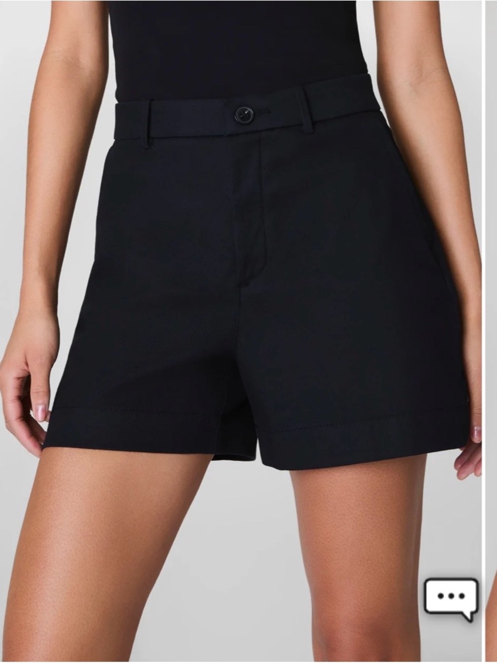 #689 SPANX Black Waistband Shorts. Brand Spanking New with tags. - Picture 4 of 9